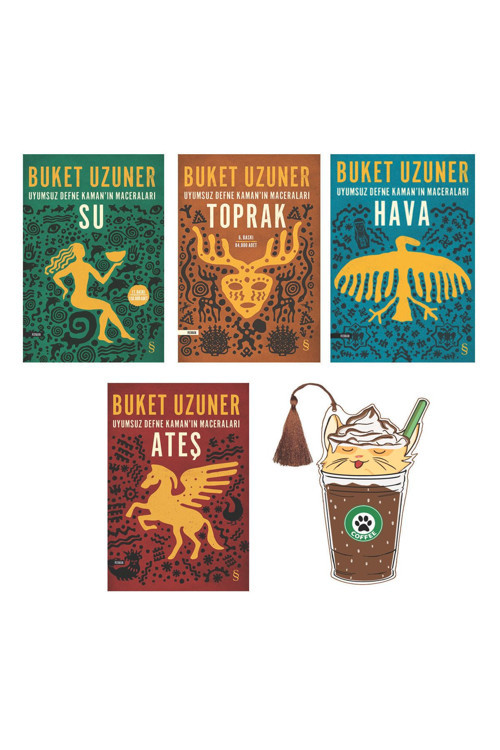 Buket Uzuner - Su - Toprak - Hava - Ateş - Uyumsuz Defne Kamanın Maceraları -Yırtılmaz Ayraç Hediye