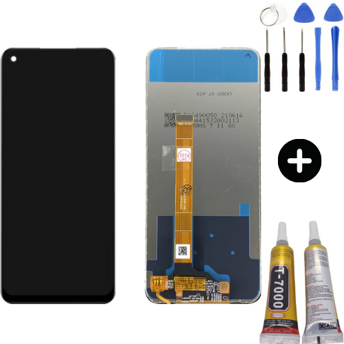 TE Oppo A52 Lcd Dokunmatik Ekran + Montaj Seti