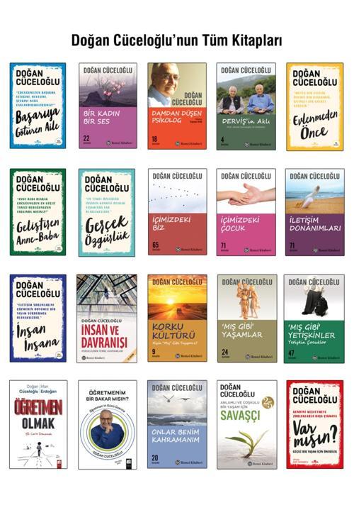 Doğan Cüceloğlu Tüm Kitapları (20 Kitap)