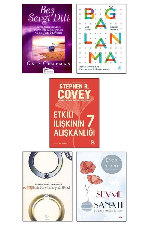 Etkili İlişkinin 7 Alışkanlığı Evliliği Sürdürmenin Yedi İlkesi Bağlanma Beş Sevgi Dili Sevme Sanatı