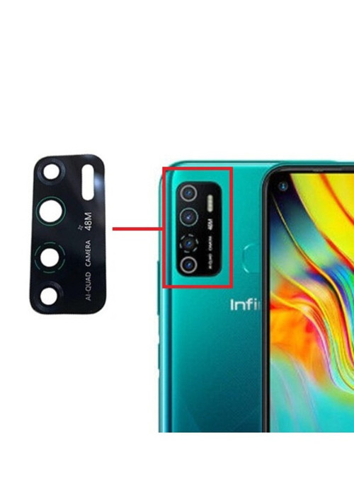 TE İnfinix Hot 9 Pro Kamera Camı Lensi (Teknik Malzemedir)