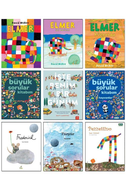 Büyük Sorular Kitabım David Mckee Elmer İşte Benim Bir Günüm Leo Lionni Pezzettino Frederick Yüzyüz
