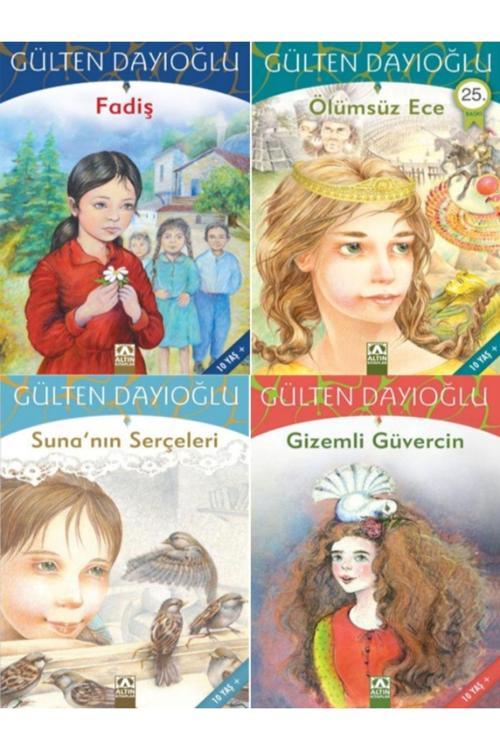 Gülten Dayıoğlu Kitapları Fadiş+Ölümsüz Ece+Suna'Nın Serçeleri+Gizemli Güvercin 4 Kitap Set
