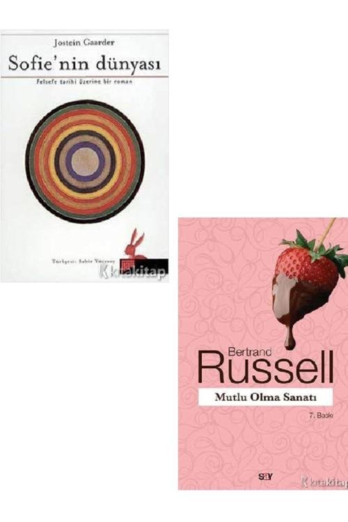 Sofie’Nin Dünyası - Mutlu Olma Sanatı - Jostein Gaarder - Bertrand Russell 2 Kitap Set
