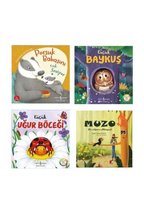 Porsuk Babasını Çok Seviyor - Küçük Baykuş - Küçük Uğurböceği - ( Muzo Kitabı Hediye)