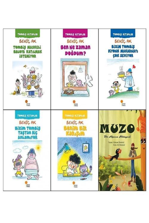 Behiç Ak Tombiş Kitaplar 5 Kitap Set Muzo Kitabı Hediye (Benim Bir Karışım, Ben Ne Zaman Doğdum)