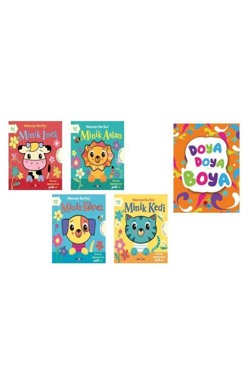 Macerayı Sen Seç Serisi 4 Kitap + (Doya Doya Boyama Kitabı Hediye)