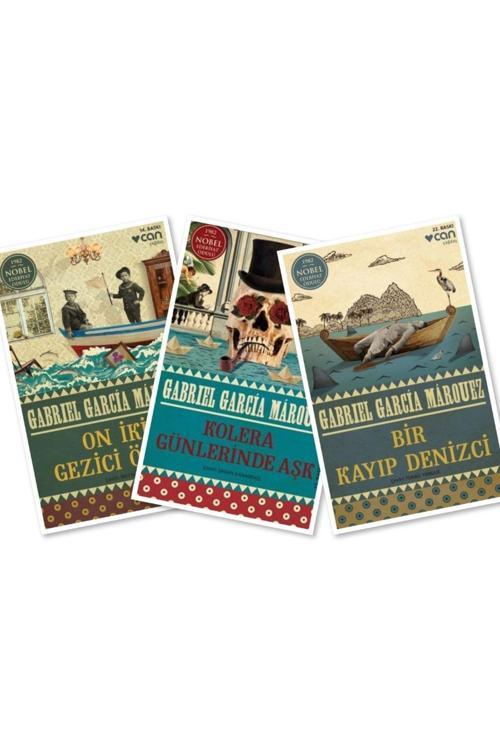 On Iki Gezici Öykü - Kolera Günlerinde Aşk - Bir Kayıp Denizci, Gabriel Garcia Marquez 3 Kitap