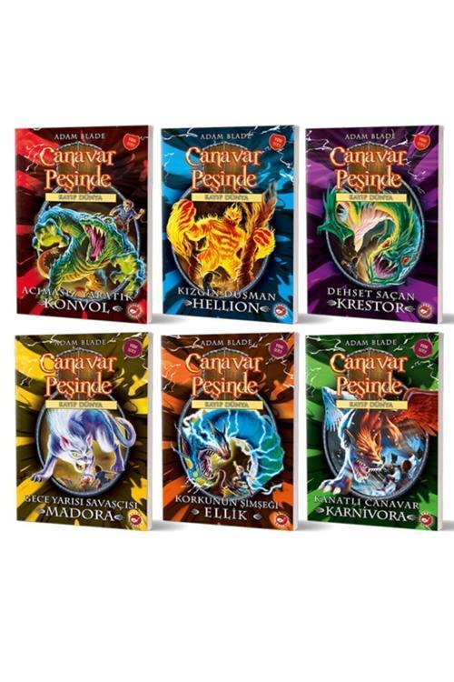 Canavar Peşinde Serisi Kayıp Dünya Macerası (37-42 ) Seti - (6 Kitap)