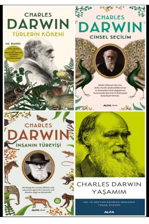Charles Darwin 4 Kitap Set
