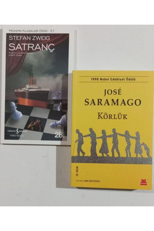 Satranç (İş Bankası) + Körlük. 2 Kitap Set.