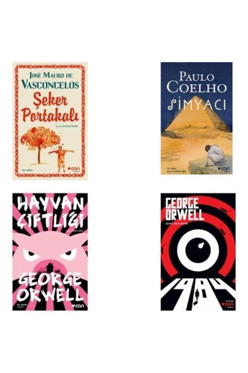 Simyacı - Şeker Portakalı - 1984 - Hayvan Çiftliği 4 Kitap Set