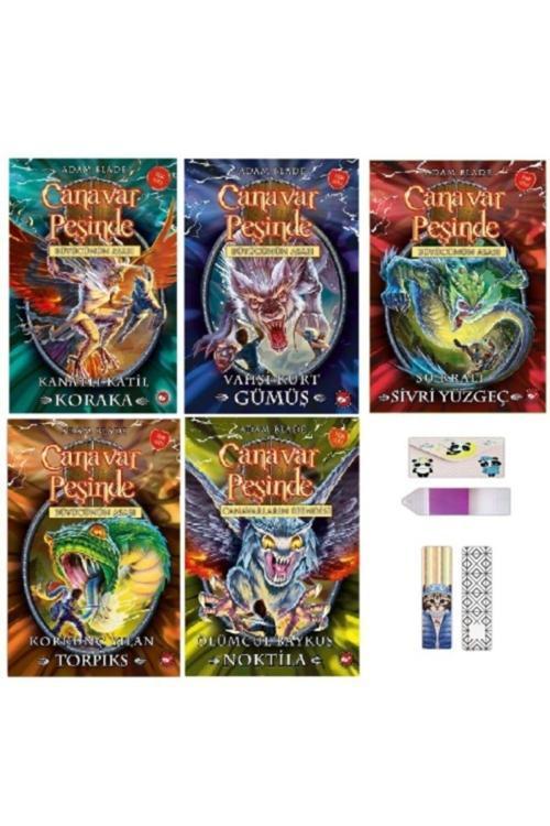 Adam Blade Canavar Peşinde Seti 11 5 Kitap ( Defter + Ayraç Hediyeli )