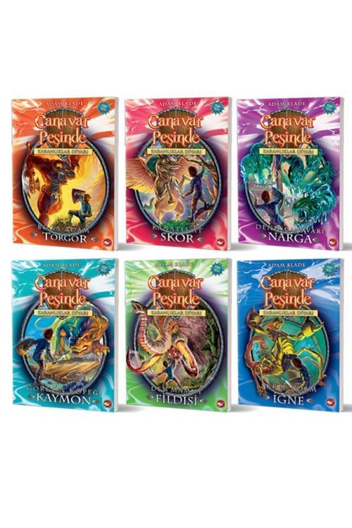 Canavar Peşinde Seti Karanlıklar Diyarı Macerası (13-18) Seti - (6 Kitap)