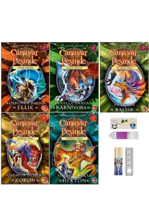 Adam Blade Canavar Peşinde Seti 9 5 Kitap ( Defter + Ayraç Hediyeli )