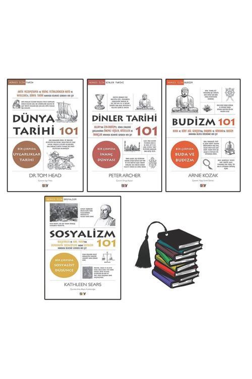 Dünya Tarihi 101 - Dinler Tarihi 101 - Budizm 101 - Sosyalizm 101 -101 Serisi-Yırtılmaz Ayraç Hediye