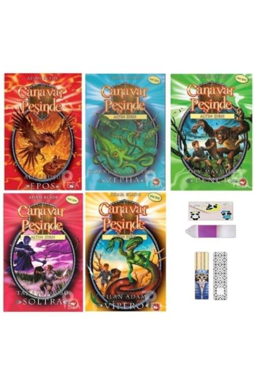 Adam Blade Canavar Peşinde Seti 2 5 Kitap ( Defter + Ayraç Hediyeli )