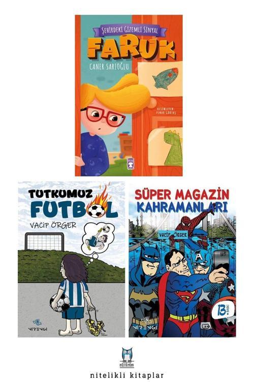 Timaş Yayınları Faruk - Şehirdeki Gizemli Sinyal / Tutkumuz Futbol / Süper Magazin Kahramanları