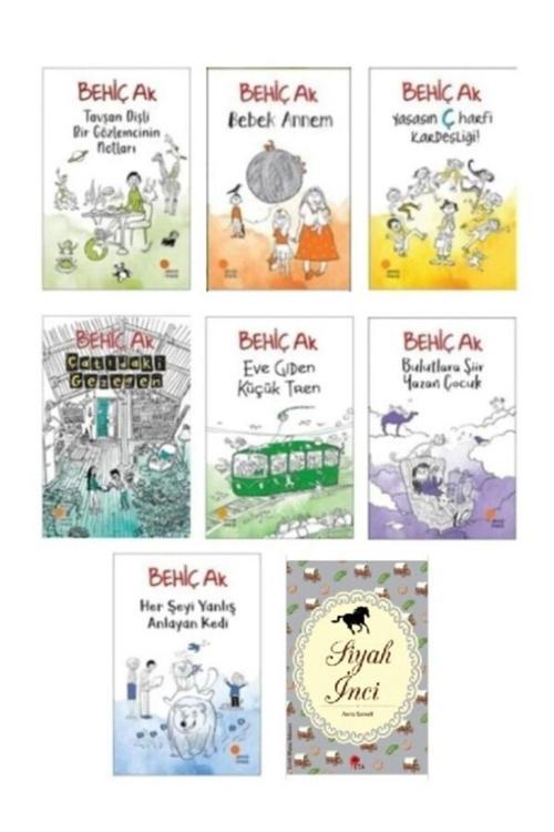 Behiç Ak Kitapları Seti ( 7 Kitap ) + Siyah İnci Hediye