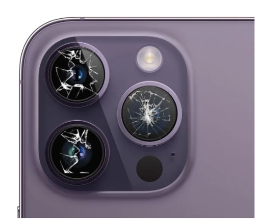 TE İphone 14 Pro Kamera Camı Lensi (Çıtasız Sadece Teknik Cam)