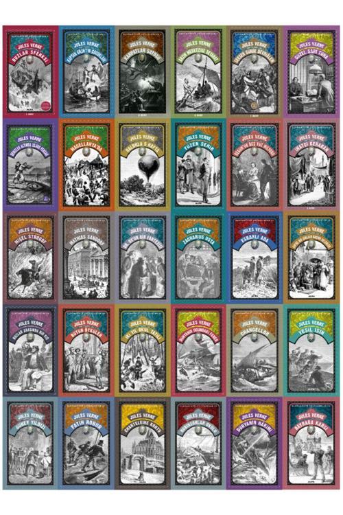 Jules Verne 30 Kitap Bilim Kurgu Seti