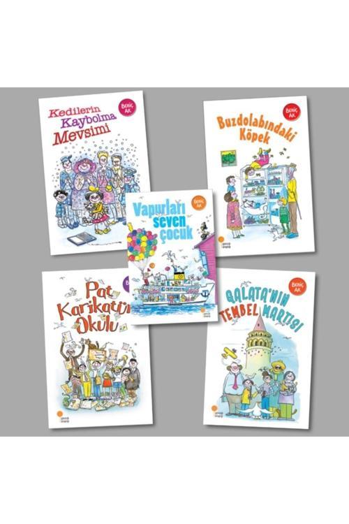 Yaşayan Kalem Hediyeli, Buzdolabındaki Köpek - Galata'Nın Tembel Martısı + 3 Kitap, Behiç Ak 5 Kitap