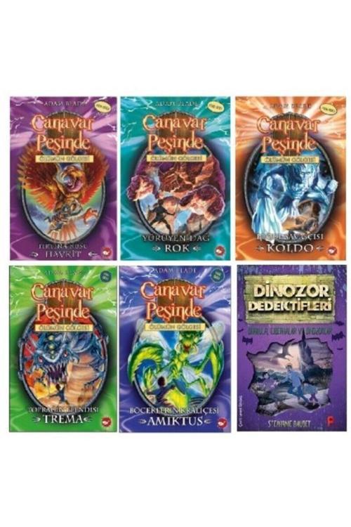 Adam Blade Canavar Peşinde Seti 6 5 Kitap - Dinozor Dedektifleri Drakula