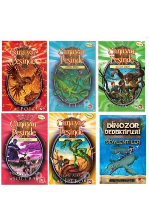 Adam Blade Canavar Peşinde Seti 2 5 Kitap - Dinozor Dedektifleri Söylentiler