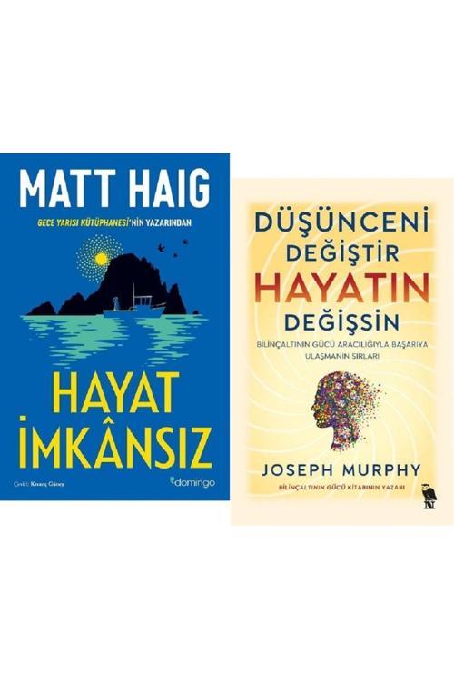 Hayat İmkansız + Düşünceni Değiştir Hayatın Değişsin 2 Kitap Set