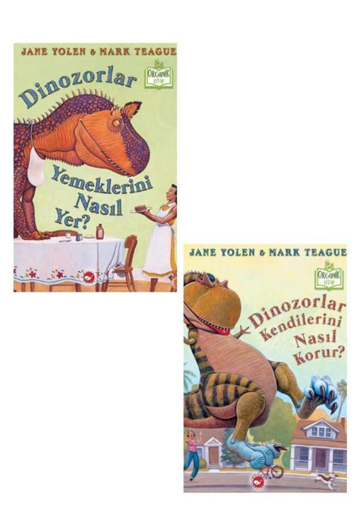 Organik Kitaplar -Dinozorlar Kendilerini Nasıl Korur? & Dinozorlar Yemeklerini Nasıl Yer?