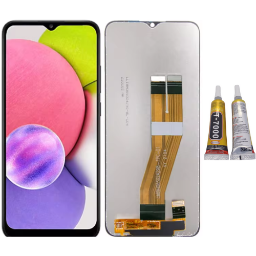 TE Samsung A03 A035F Uyumlu Lcd Ekran Dokunmatik Servis + B7000