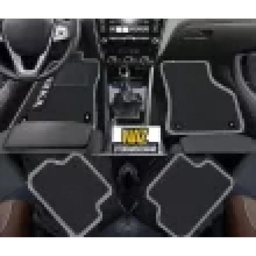 Volvo S40 1996-2004  Siyah Halı Gri Kenar Petek Topuk