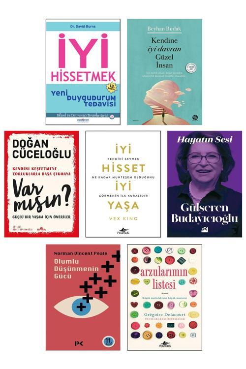 İyi Hissetmek David Burns Kendine İyi Davran Güzel İnsan Beyhan Budak Olumlu Düşünmenin Gücü 7Li Set