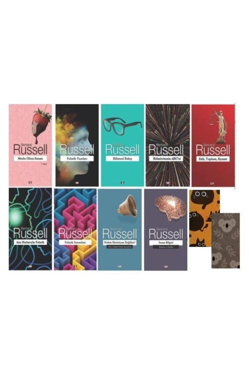 Bertrand Russell -Full Set 9 Kitap- Mutlu Olma Sanatı - Felsefe Yazıları -Defter Hediye