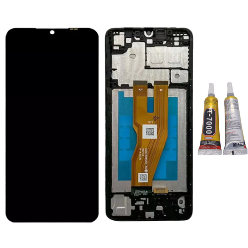 TE Samsung A05 A055F Uyumlu Çıtalı Lcd Ekran + B7000