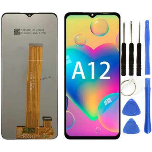 TE Samsung A12S A127F Uyumlu OLED Lcd Ekran + Tamir Seti