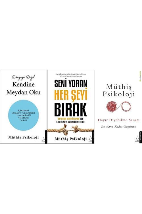 Dünyaya Değil Kendine Meydan Oku + Seni Yoran Her Şeyi Bırak + Hayır Diyebilme Sanatı 3 Kitap Set