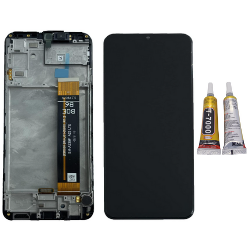 TE Samsung A23 A235F Uyumlu Çıtalı Lcd Ekran + B7000