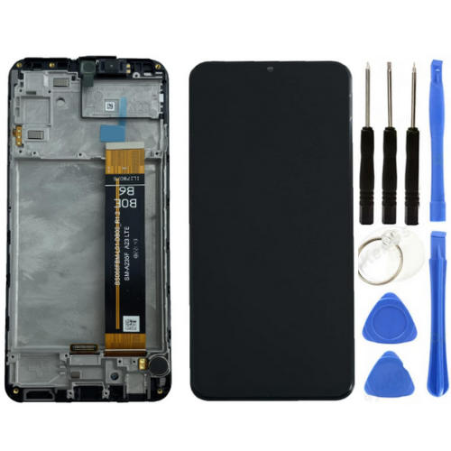 TE Samsung A23 A235F Uyumlu Çıtalı Lcd Ekran + Tamir Seti