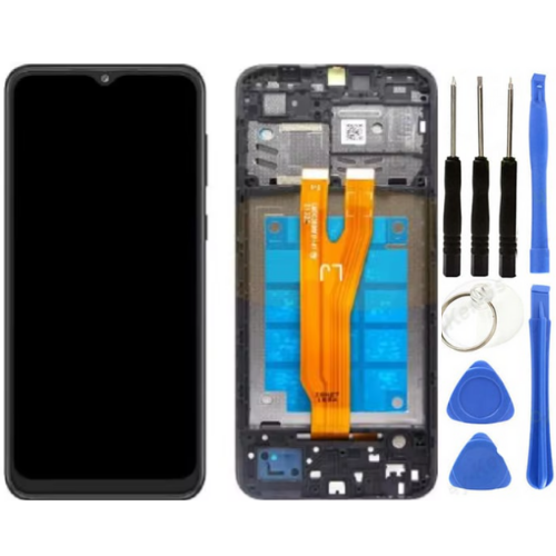 TE Samsung A03 Core A032F Uyumlu Çıtalı Lcd Ekran + Tamir Seti
