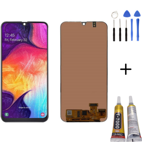 TE Samsung A20 A205F Uyumlu Lcd Ekran Servis + Montaj Kiti