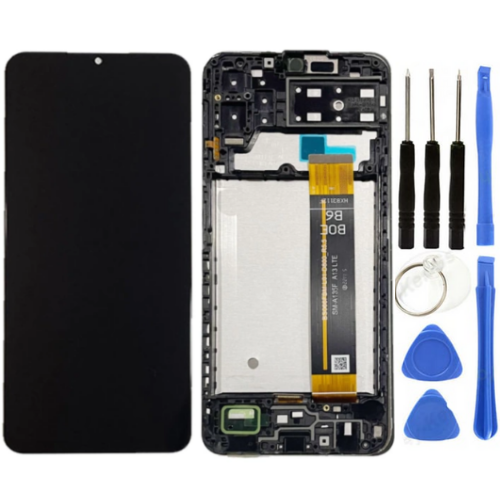 TE Samsung A13 A135F Uyumlu Çıtalı Lcd Ekran + Tamir Seti