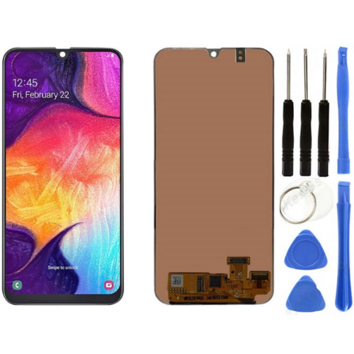 TE Samsung A20 A205F Uyumlu OLED Lcd Ekran + Tamir Seti