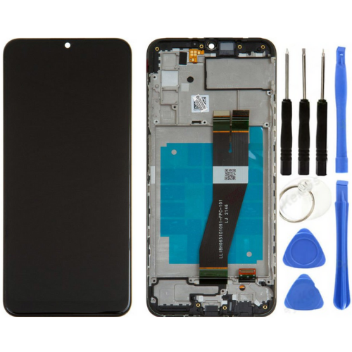TE Samsung A03S A037F Uyumlu A Kalite Çıtalı Lcd Ekran + Tamir Seti