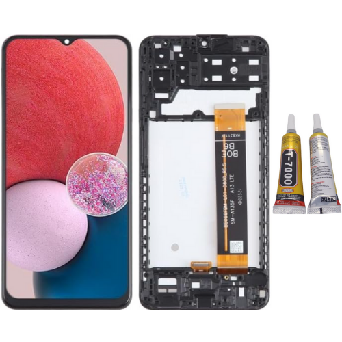 TE Samsung A13 A135F Uyumlu OLED Çıtalı Lcd Ekran + B7000