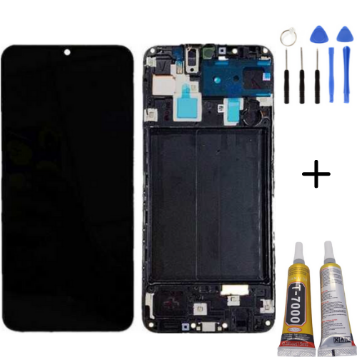 TE Samsung A30 A305F Uyumlu A Kalite Çıtalı Lcd Ekran +Montaj Kiti
