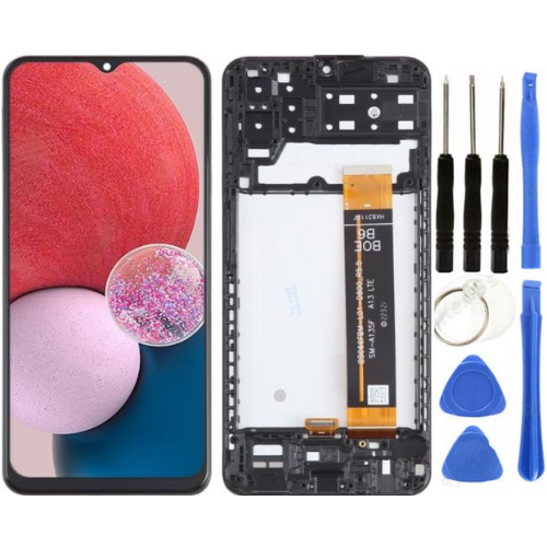 TE Samsung A13 A135F Uyumlu OLED Çıtalı Lcd Ekran + Tamir Seti