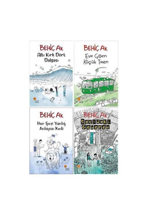Behiç Ak 4 Kitap Set Altı Kırk Dört Dalgası - Eve Giden Küçük Tren - Çatıdaki Gezegen