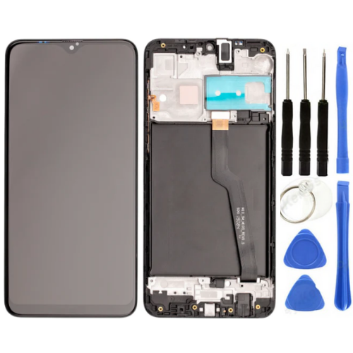 TE Samsung A10 A105F Uyumlu Çıtalı Lcd Ekran + Tamir Seti