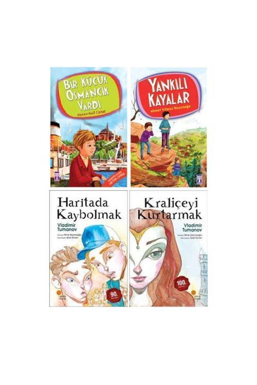 Bir Küçük Osmancık Vardı+Yankılı Kayalar+Kraliçeyi Kurtarmak+Haritada Kaybolmak 4 Kitap Set